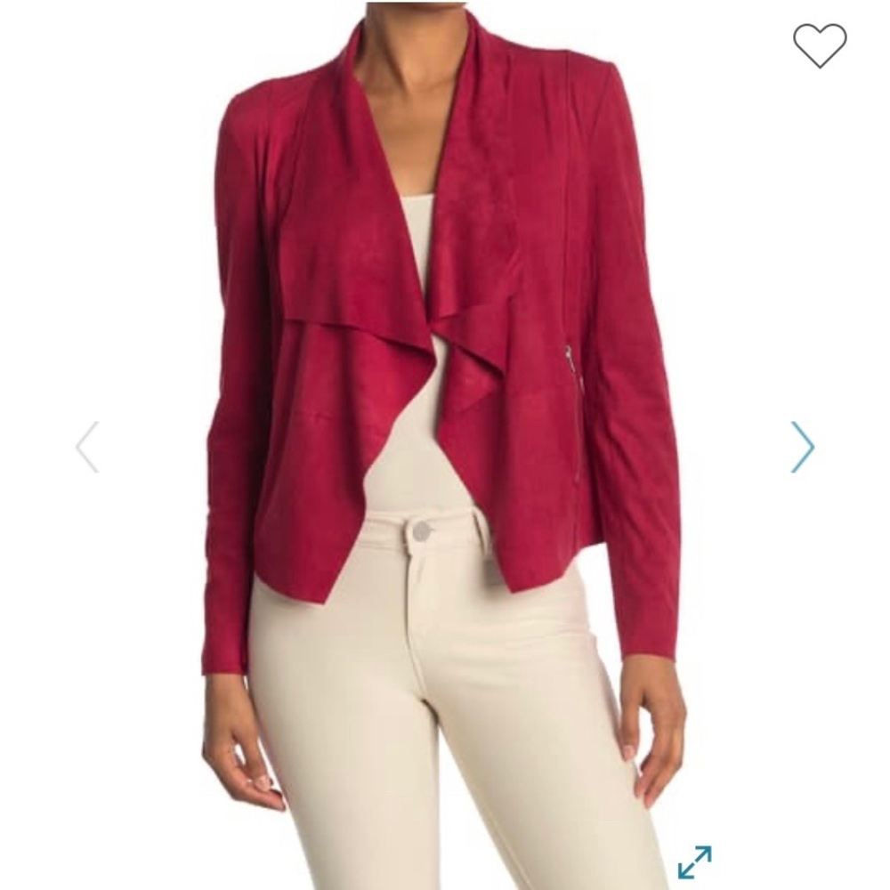 Bagatelle Red Suede Jacket